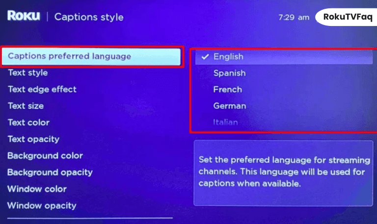 how-to-change-language-on-roku-account